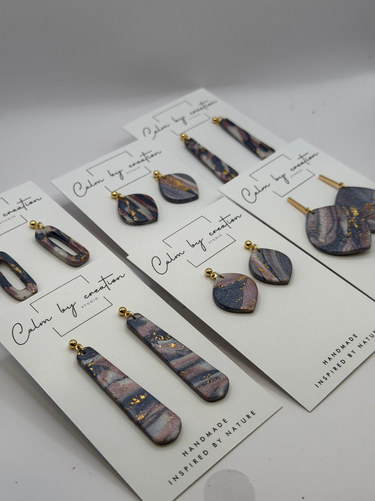 Marbled Purple and Gold Collection